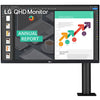 LG 27BN88Q-B 27" WQHD LCD Monitor - 16:9 - Textured Black