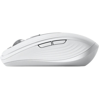 Logitech MX Anywhere 3 for Mac Compact Performance Mouse, Wireless, Comfortable, Ultrafast Scrolling, Any Surface, Portable, 4000DPI, Customizable Buttons, USB-C, Bluetooth, Apple Mac, iPad, Pale Gray
