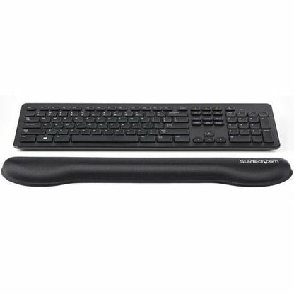Foam Keyboard Wrist Rest - Ergonomic Wrist Support - Padded Keyboard Desk Cushion for Typing - Black Computer Hand & Arm Rest