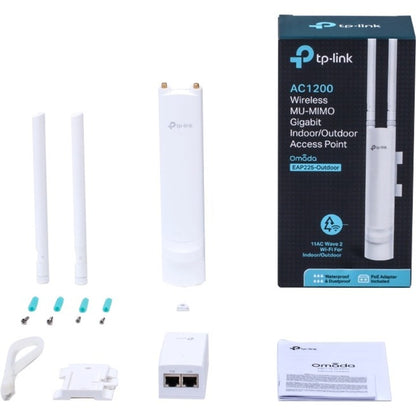 TP-Link EAP225-Outdoor Dual Band IEEE 802.11ac 1.17 Gbit/s Wireless Access Point - Outdoor