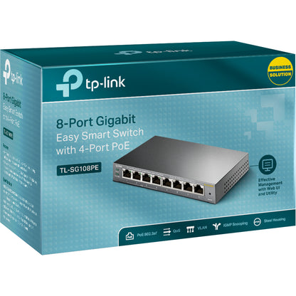 TP-Link 8-Port Gigabit Easy Smart Switch with 4-Port PoE