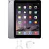 Refurbished Apple iPad Air 2 (2nd Gen, 2014), 16GB, Space Gray, WiFi Only, 1 Year Warranty (A1566, MGL12LL/A, IPADAIR2SG16)