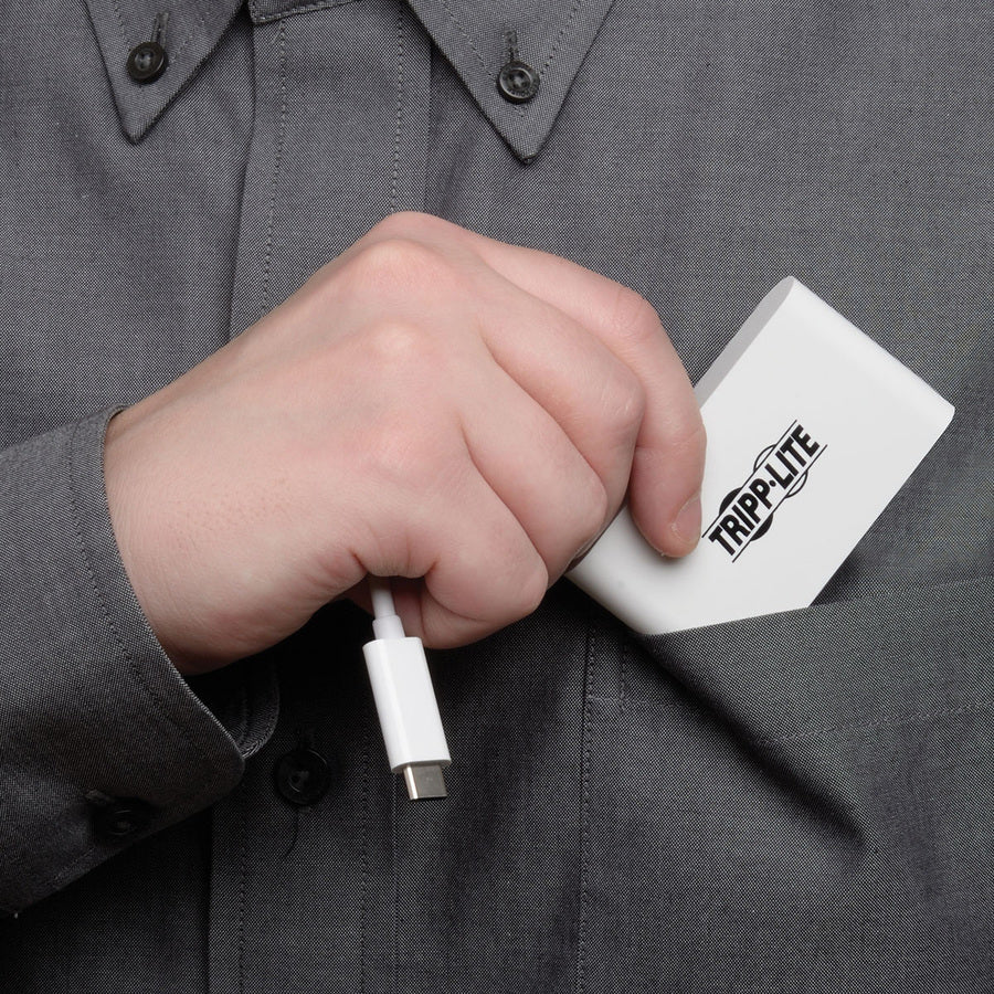 Tripp Lite 4-Port USB 3.1 Gen 1 Portable Hub USB-C to x2 USB-A and x2 USB-C