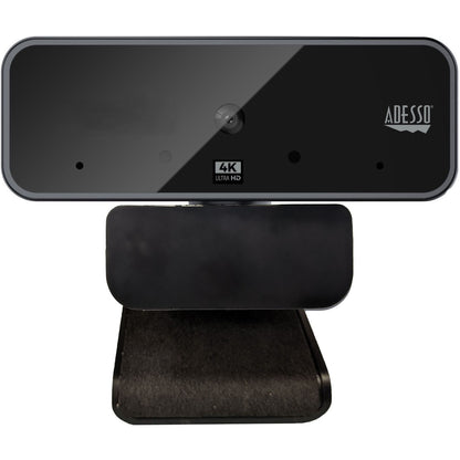Adesso CyberTrack H6 4K Ultra HD Webcam - 8 Megapixel - 30 fps - USB 2.0 - Fixed Focus - Tripod mount - Privacy shutter