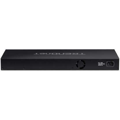 TRENDnet TPE-BG182g, 18-Port Gigabit 470W PoE++ Switch with 8 x 95W PoE++ Ports, 8 x 30W PoE+ Ports, 2 Gigabit SFP Slots,470W PoE Budget, 1U 19" Rack Mountable