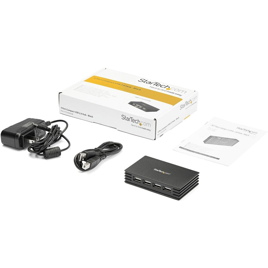 StarTech.com StarTech.com 4 Port USB 2.0 Hub - Hub - 4 ports - Hi-Speed USB