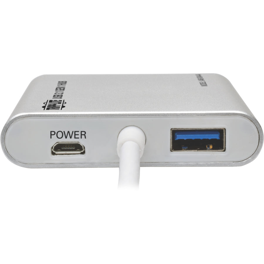 Tripp Lite 4-Port USB 3.1 USB-C to USB-A Hub w/ USB-C Charging Port 5 Gbps Tablet Laptop