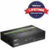 TRENDnet 5-Port Unmanaged Gigabit GREENnet Desktop Metal Switch, Ethernet-Network Switch, 5 x Gigabit Ports, Fanless, 10 Gbps Switching Fabric, Lifetime Protection, Black, TEG-S50g
