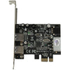 StarTech.com 2 Port PCI Express (PCIe) SuperSpeed USB 3.0 Card Adapter with UASP - LP4 Power
