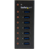 StarTech.com 7 Port USB 3.0 Hub - Desktop or Wall-mountable Metal Enclosure