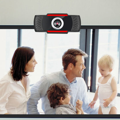 Adesso CyberTrack H3 Webcam - 1.3 Megapixel - 30 fps - Black, Red - USB 2.0