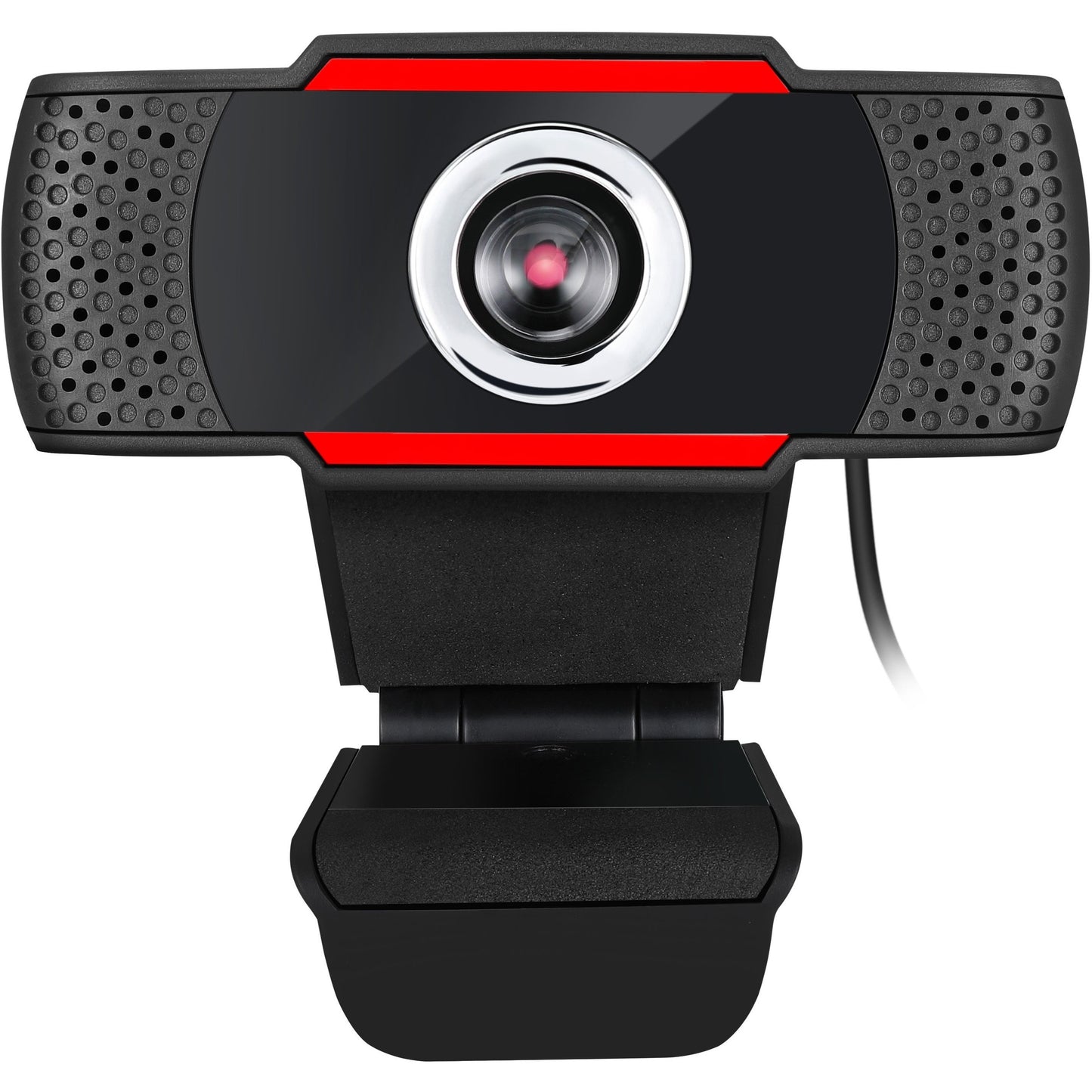 Adesso CyberTrack H3 Webcam - 1.3 Megapixel - 30 fps - Black, Red - USB 2.0