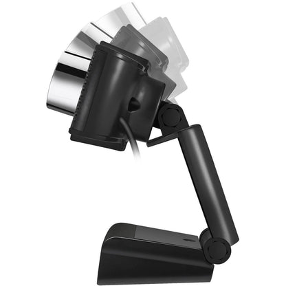 Adesso CyberTrack H3 Webcam - 1.3 Megapixel - 30 fps - Black, Red - USB 2.0