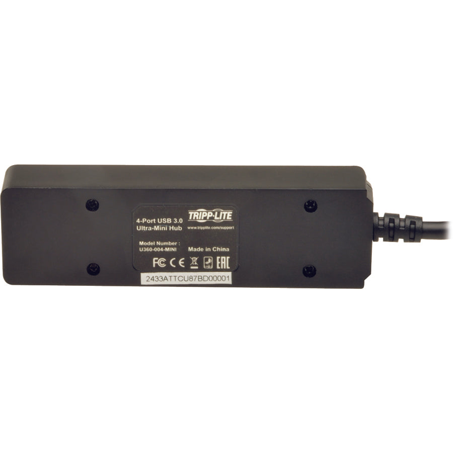 Tripp Lite Portable USB 3.0 SuperSpeed Mini Hub - 4-Port