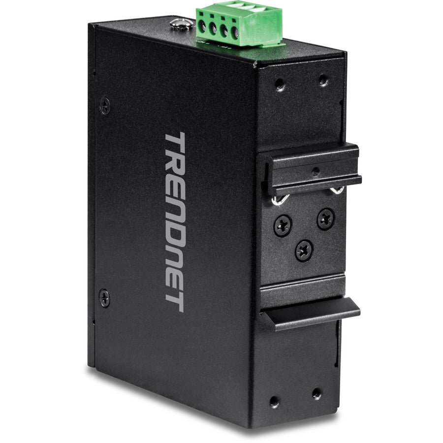 TRENDnet 5-Port Hardened Industrial Unmanaged Gigabit Switch; TI-PG50; 10/100/1000Mbps; DIN-Rail Switch; 4 x Gigabit PoE+ Ports; 1 x Gigabit Port; Gigabit Ethernet Network Switch; Lifetime Protection