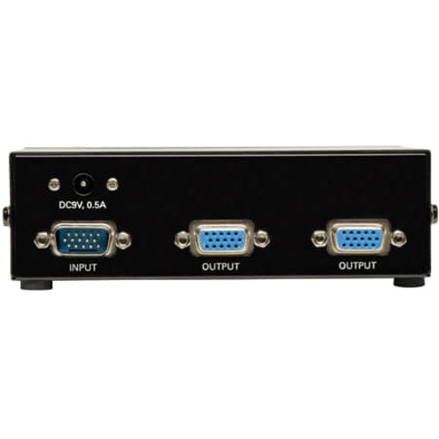 Tripp Lite 2-Port VGA / SVGA Video Splitter Signal Booster High Resolution Video