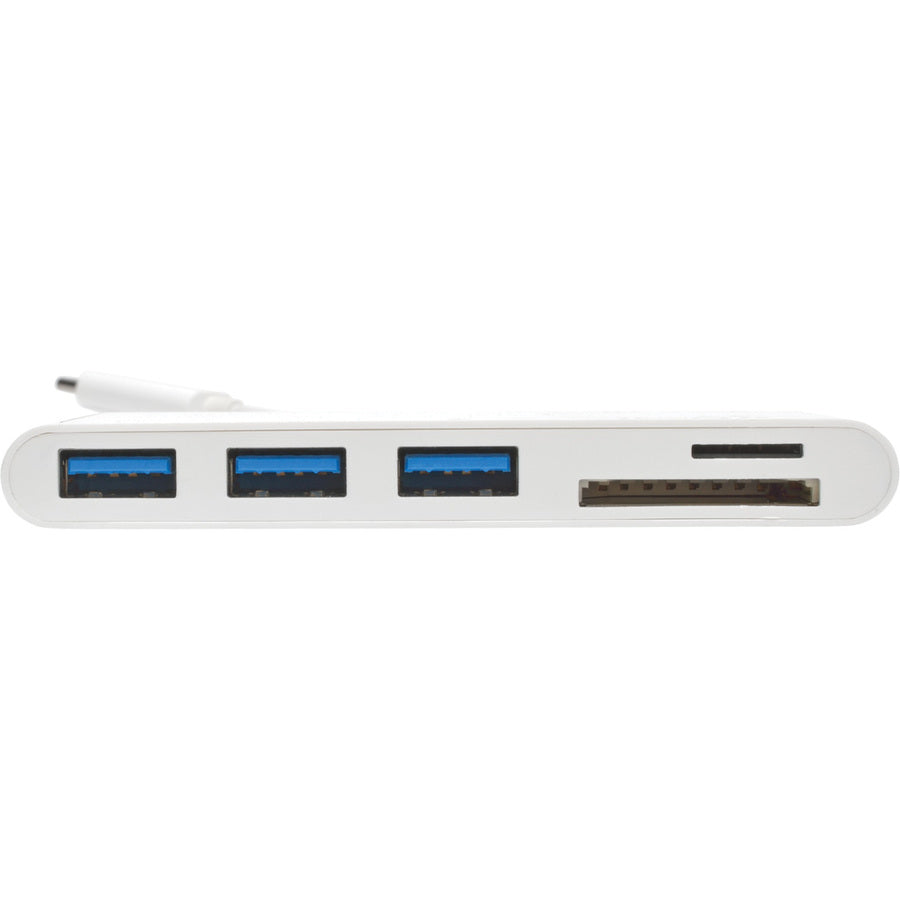 Tripp Lite 3-Port USB-C to USB-A 3x Hub Micro SD & SD/MMC Reader USB 3.1 Hub