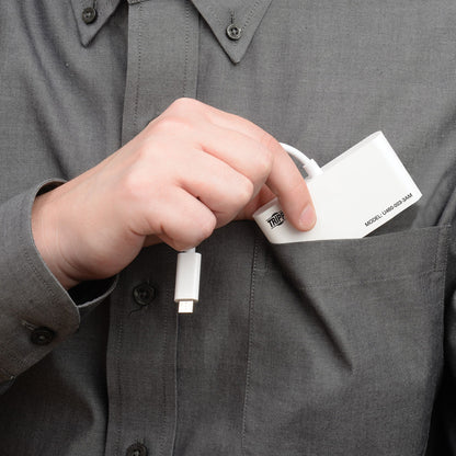 Tripp Lite 3-Port USB-C to USB-A 3x Hub Micro SD & SD/MMC Reader USB 3.1 Hub