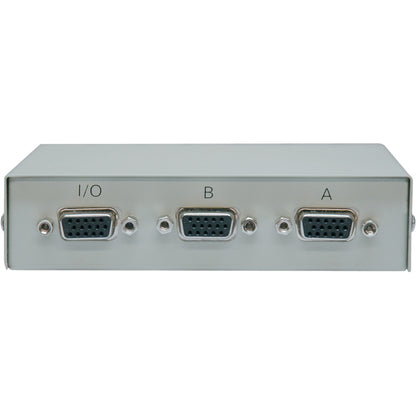 Tripp Lite 2-Port Manual VGA/SVGA Video Switch 3x HD15F Metal