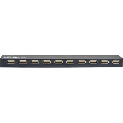 Tripp Lite 10-Port USB 2.0 Mobile Hi-Speed Hub Notebook Laptop Bus Power AC