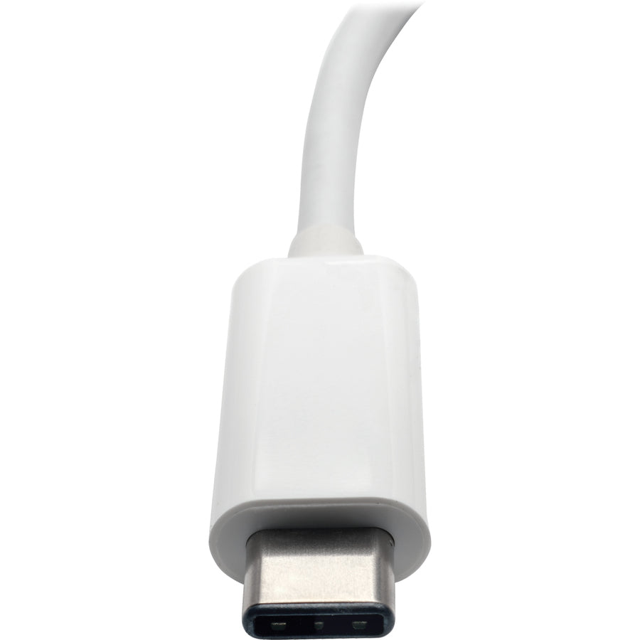 Tripp Lite 3-Port USB-C to USB-A Hub Portable w/ Gigabit Ethernet Port RJ45
