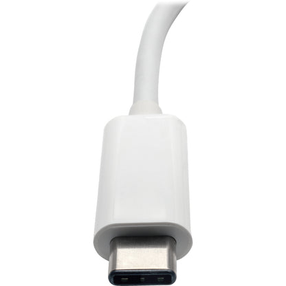 Tripp Lite 3-Port USB-C to USB-A Hub Portable w/ Gigabit Ethernet Port RJ45