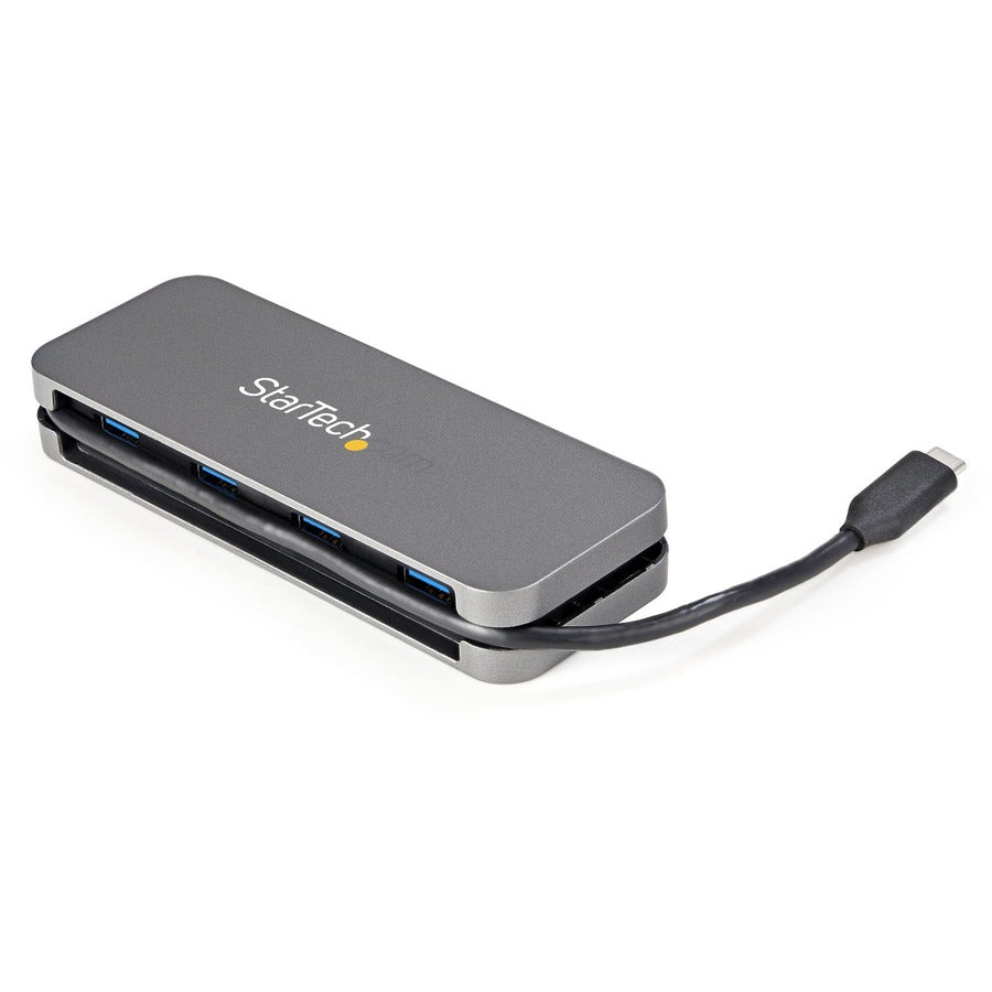 StarTech.com 4 Port USB C Hub - 4x USB-A - 5Gbps USB 3.0 Type-C Hub (USB 3.2/3.1 Gen 1) - Bus Powered - 11" Long Cable w/ Cable Management