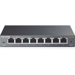 TP-LINK TL-SG108E 8-Port Gigabit Easy Smart Switch, 8 10/100/1000Mbps RJ45 ports, MTU/Port/Tag-based VLAN, QoS, IGMP Snooping