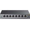 TP-LINK TL-SG108E 8-Port Gigabit Easy Smart Switch, 8 10/100/1000Mbps RJ45 ports, MTU/Port/Tag-based VLAN, QoS, IGMP Snooping
