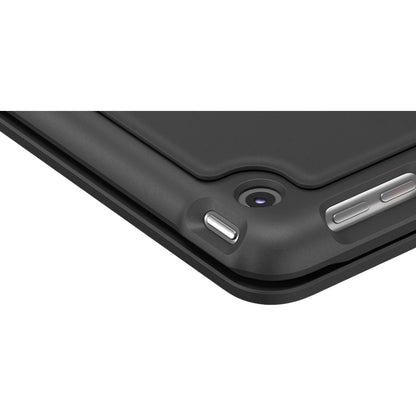 Logitech Slim Folio Keyboard/Cover Case Apple, Logitech iPad (7th Generation) Tablet - Graphite