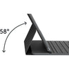 Logitech Slim Folio Keyboard/Cover Case Apple, Logitech iPad (7th Generation) Tablet - Graphite