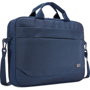 Case Logic Advantage Carrying Case (Attach&eacute;) for 14" Notebook, Tablet PC, Pen, Portable Electronics, Cord, Cellular Phone, File - Dark Blue