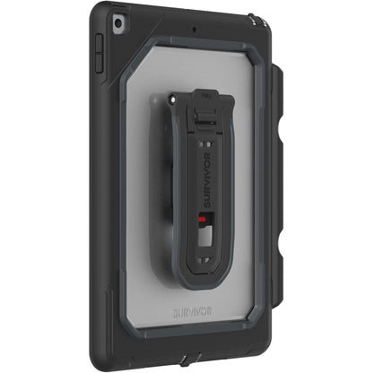 Griffin Survivor Endurance Carrying Case for 10.2" Apple, Logitech iPad (8th Generation), iPad (7th Generation) Tablet - Black