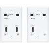 Tripp Lite HDMI Over Cat6 Extender Kit Wallplate Transmitter Receiver 4K