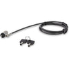 StarTech.com 6ft (2m) Laptop Cable Lock with Keys, Anti-Theft Keyed Security Cable for K-Slot Computer/Laptop/Device, Vinyl Coated Steel