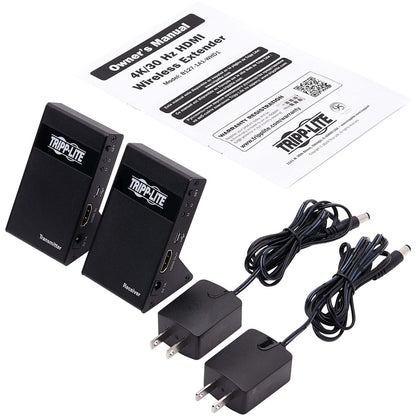 Tripp Lite Wireless HDMI Extender 4K @ 30Hz Zero Latency 7.1 Audio HDCP 2.2