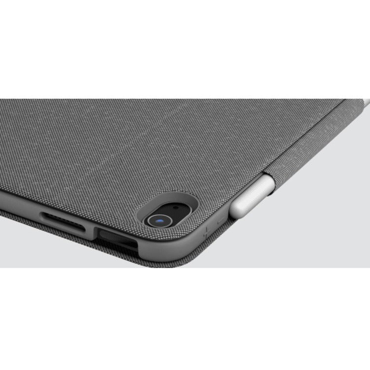 Logitech Folio Touch Keyboard/Cover Case (Folio) Apple, Logitech iPad Air (4th Generation) Tablet - Oxford Gray