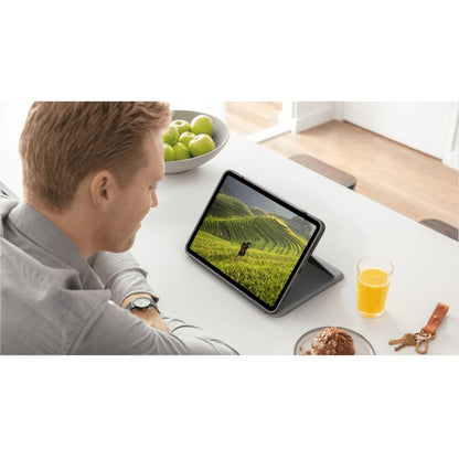 Logitech Folio Touch Keyboard/Cover Case (Folio) Apple, Logitech iPad Air (4th Generation) Tablet - Oxford Gray