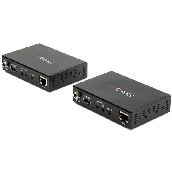 StarTech.com HDMI over CAT6 Extender - 4K 60Hz - 330ft / 100m - IR Support - HDMI Balun - 4K Video over CAT6 (ST121HD20L)