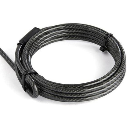 StarTech.com 6ft Laptop Cable Lock for Nano Slot Computer/Tablet/Device- Anti-Theft 4 Digit Combination Security Lock - Vinyl Coated Steel