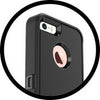 OtterBox Defender Carrying Case (Holster) Apple iPhone SE, iPhone 5s, iPhone 5 Smartphone - Black