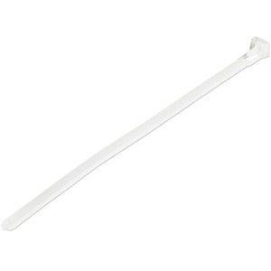 4XEM 1000 Pack 6" Cable Ties - White Medium Nylon/Plastic Zip Tie