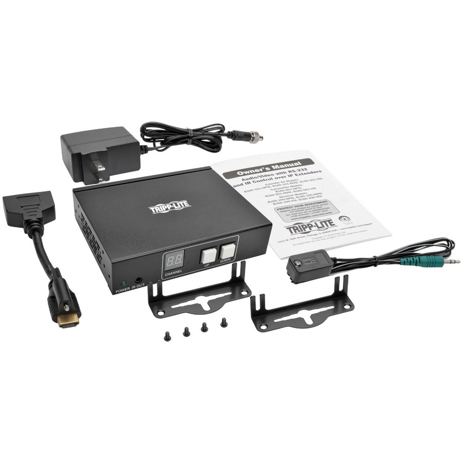 Tripp Lite HDMI/ DVI Over IP Transmitter/ Extender RS-232 IR Control 1080p