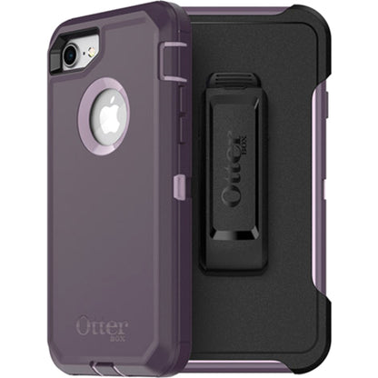 OtterBox Defender Carrying Case (Holster) Apple iPhone 8, iPhone 7 Smartphone - Purple Nebula