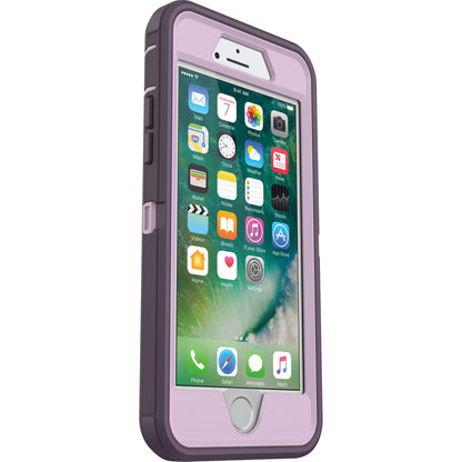 OtterBox Defender Carrying Case (Holster) Apple iPhone 8, iPhone 7 Smartphone - Purple Nebula