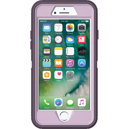 OtterBox Defender Carrying Case (Holster) Apple iPhone 8, iPhone 7 Smartphone - Purple Nebula