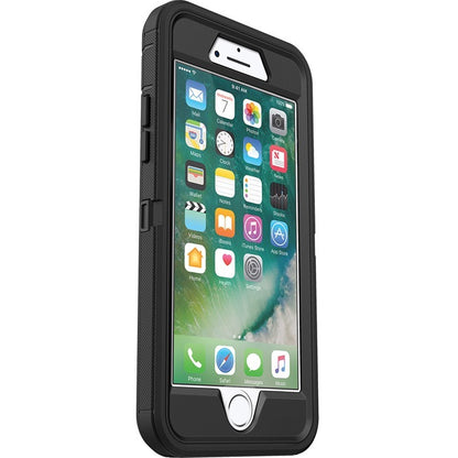 OtterBox Defender Carrying Case (Holster) Apple iPhone 7, iPhone 8, iPhone SE 2 Smartphone - Black