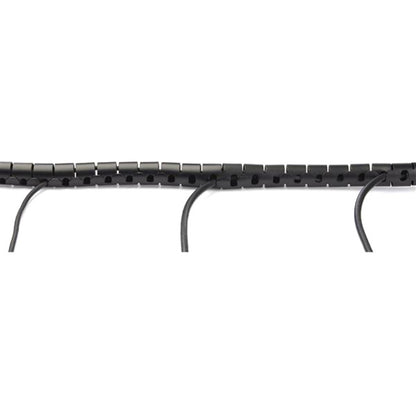 StarTech.com 1.5m / 4.9ft Cable Management Sleeve - Spiral - 25mm / 1" Diameter - W/ Cable Loading Tool - Expandable Coiled Cord Organizer