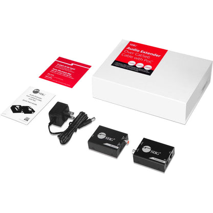 SIIG Digital Audio Extender Over Cat5e/6 Cable with PoC