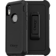 OtterBox Defender Carrying Case (Holster) Apple iPhone XR Smartphone - Black